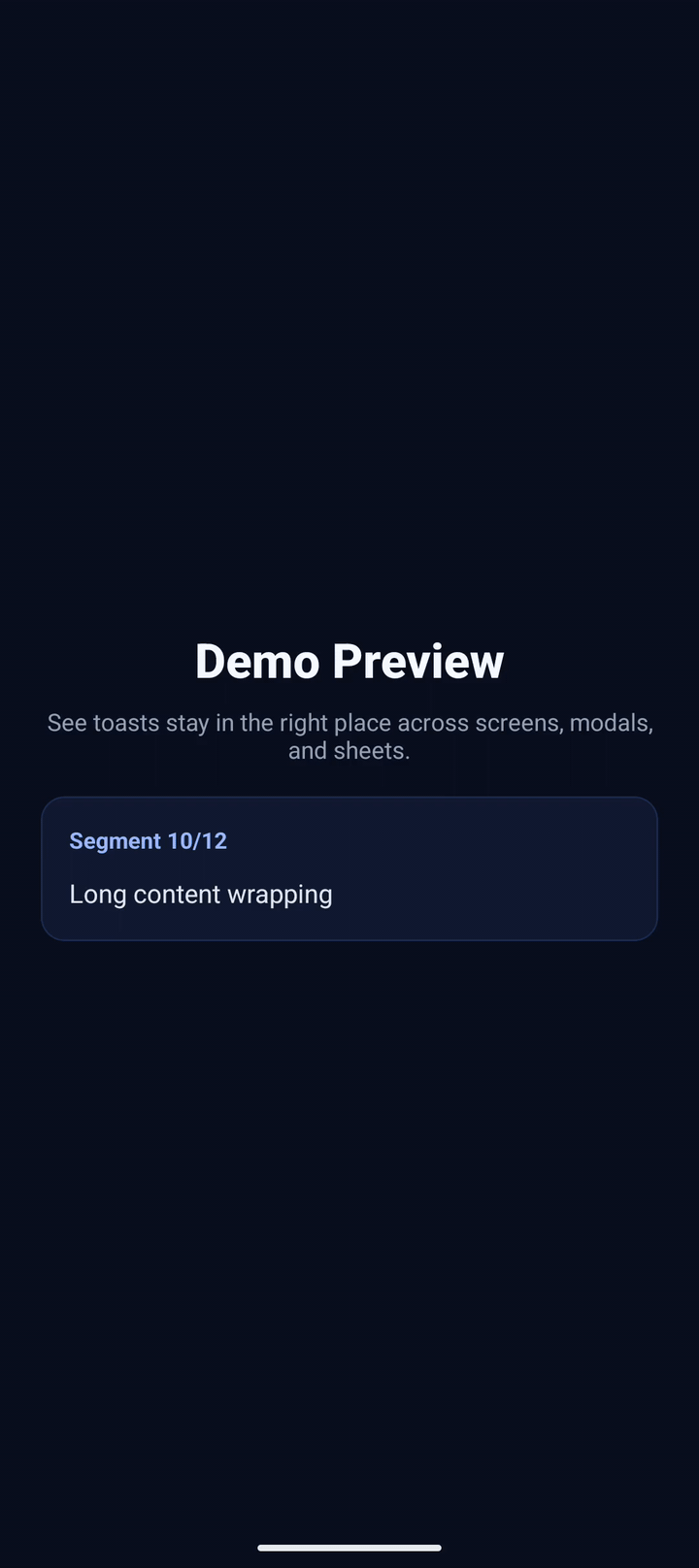 Long content wrapping